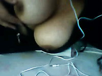 Random chat webcam girl flashed me her appetizing huge knockers