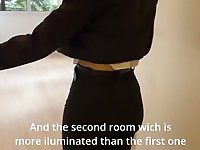 A lustful real estate agent gave me an unforgettable blowjob in my new home.
