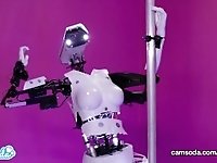 Camsoda - Sex Robot Vs Human, Twerk, Dirty Talk and Orgasm Contest