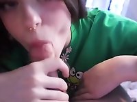Slim amateur sex in car and blowjob compilation