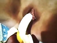 Sorel troia scopata con una banana(dialoghi in italiano)