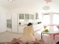 "VR PORN - Fuck Beauty Kirschley Swoon in the Kitchen"