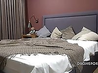 Pretty Cameron on the bed - Spy cam