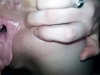Juicy gaping pussy