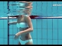 "Hungarian teen Szilva underwater naked"