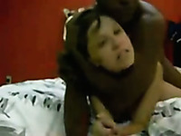 Awesome interracial doggy style pounding on webcam is must see