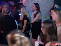 Party amateur cocksucking bbc on the dancefloor