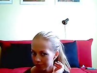 Flaca en la webcam