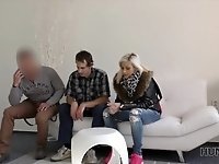 HUNT4K. Guy let neighbor fuck his future wife in exchange for money