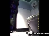 Caught Couple Sex On Public Restroom Spycam Voyeur