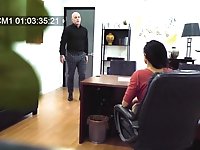 MILF filmed in secret when fucking with her boss