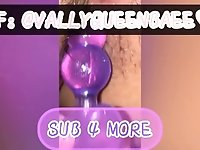 Just a little Hairy Anal Fun ❤️  ONLYFANS: @VallyQueenBaee 🤍💦