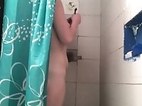 'gringa sexy en la ducha!'