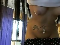 hot romanian teen loves masturbating herself with lush toy