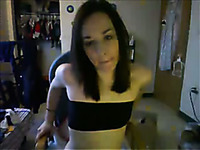 Short haired natural pale and titless webcam bitch masturbated her cunt