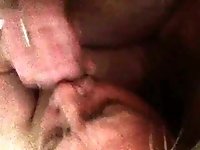 Blowjob off wife with lovely small tits