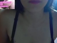 Curvy teen Melinda teases and masturbates on cam.