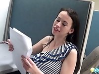 Naughty brunette Veronica is fucked in hot pov clip