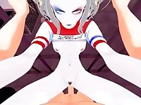 POV fucking Harley Quinn in the sec dungeon, cumming in her pussy - DC Comics Hentai.