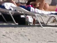 A good juicy bunch of horny amateur strangers on the beach
