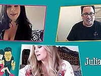 Dude chats with a mature pornstar Joanna Show about porn industry