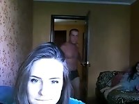 Step father almost caught them showing off their bodies