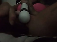 Huge vibe was perfect enough to make whorish chick moan of orgasm