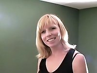 Blonde milf takes a cock up her ass