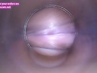 Kira - Kinky selfie (endoscope pussy cam video)