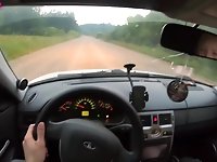 Hitchhiker sucks my cock and allows to fuck to get a free ride