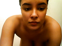 Sweet Indian hot teen flashing her big breasts on webcam