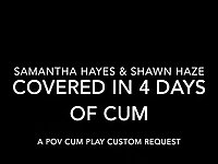 Covered in 4 Days of Cum Custom Clip Preview